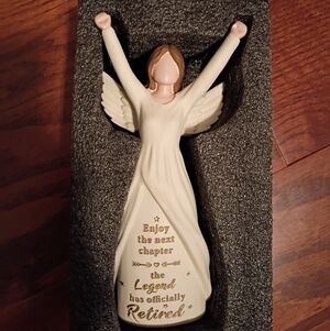 Lomany You Are Loved Retirement Angel Figurine. NIB